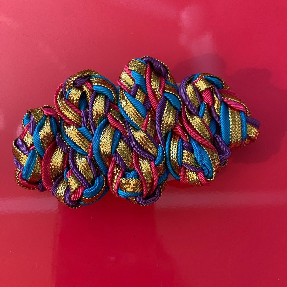 Vintage woven hair clip